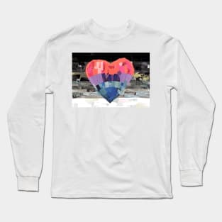 Bi Heart Long Sleeve T-Shirt